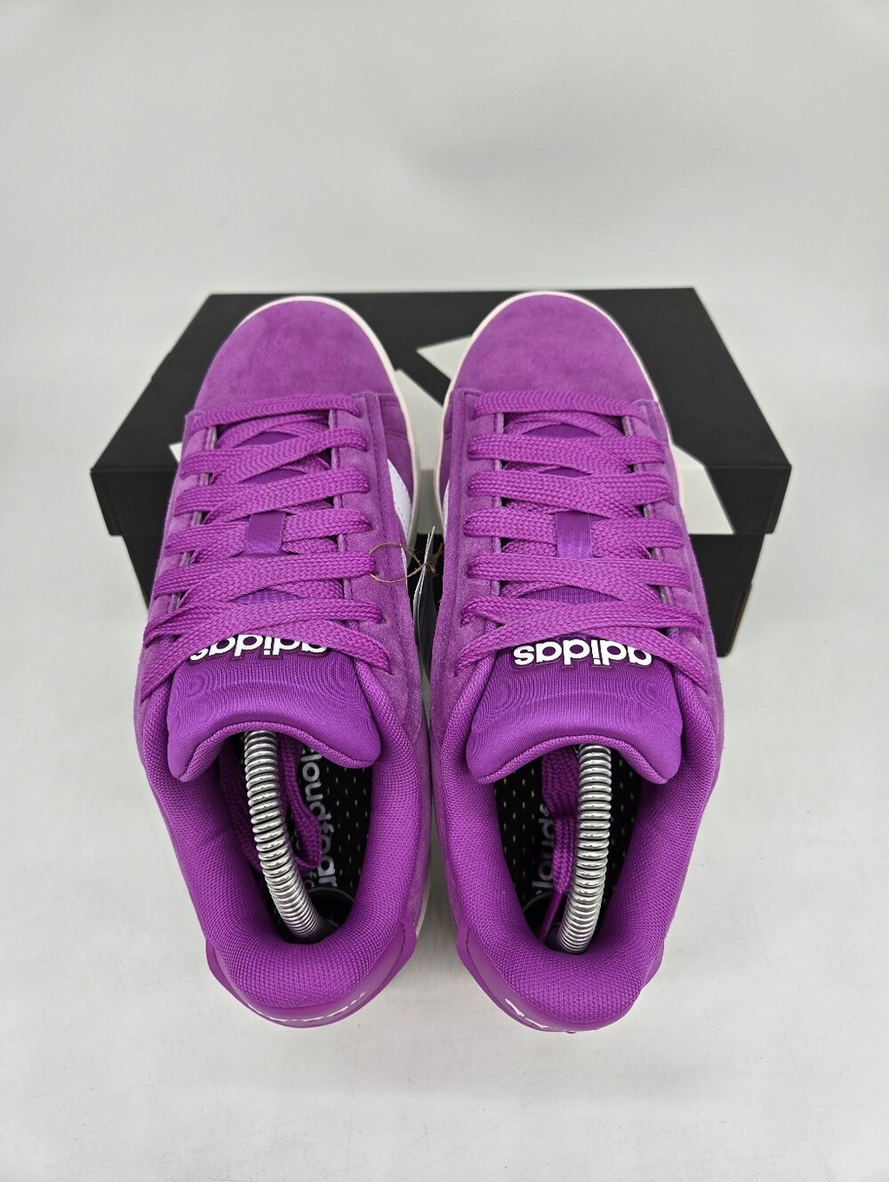 adidas Women's Grand Court Alpha JH7231 Purple Burst White Shoes Size 6 - Picture 5 of 8